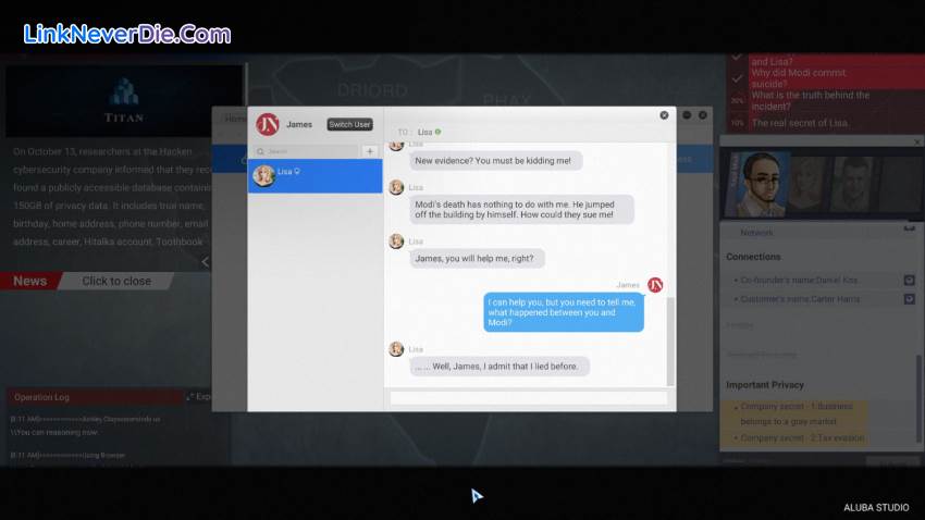 Hình ảnh trong game Cyber Manhunt (screenshot)