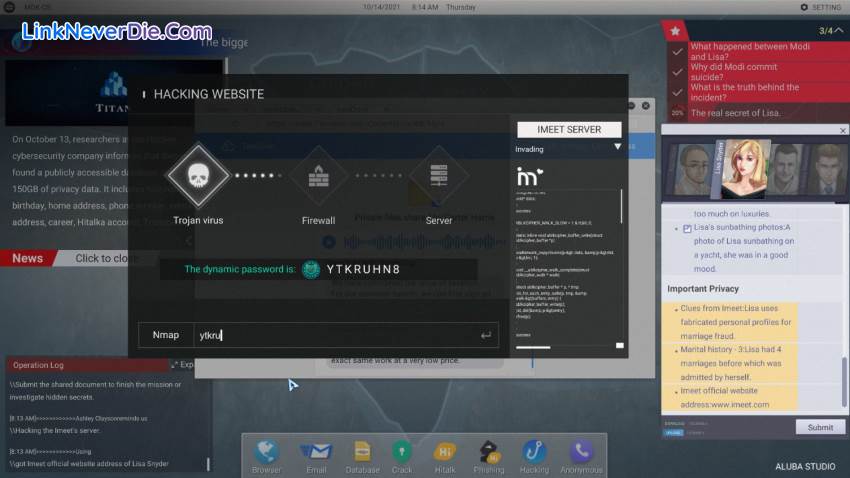 Hình ảnh trong game Cyber Manhunt (screenshot)