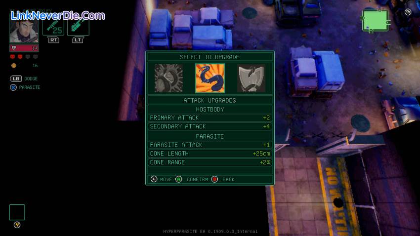 Hình ảnh trong game HyperParasite (screenshot)