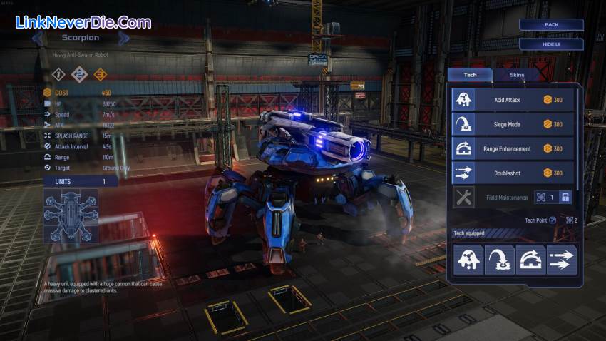 Hình ảnh trong game Mechabellum (screenshot)