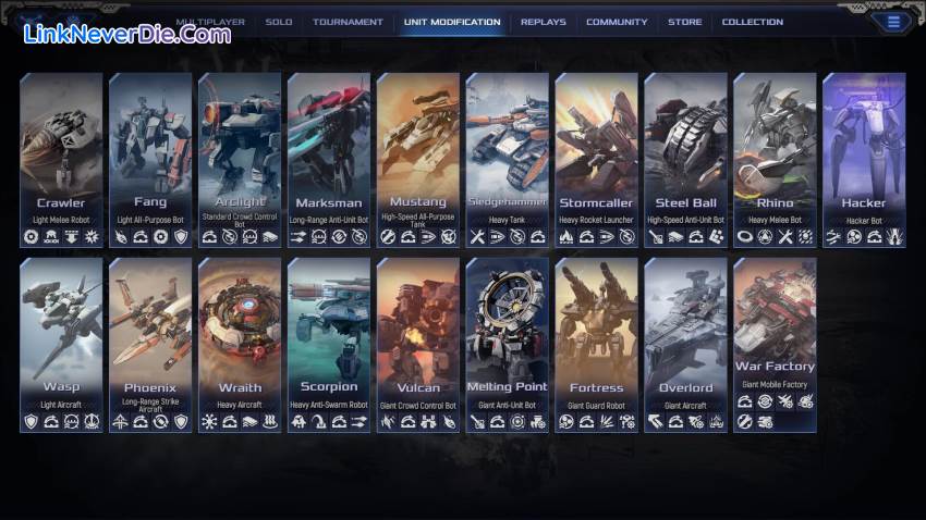 Hình ảnh trong game Mechabellum (screenshot)