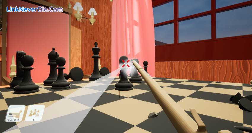 Hình ảnh trong game FPS Chess (screenshot)
