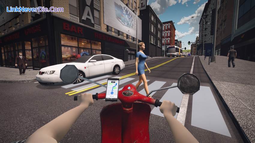 Hình ảnh trong game Food Delivery Simulator (screenshot)