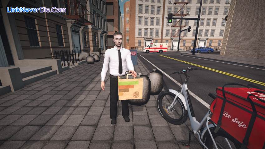 Hình ảnh trong game Food Delivery Simulator (screenshot)