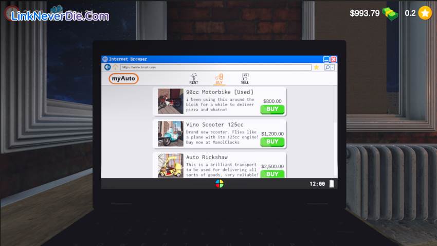 Hình ảnh trong game Food Delivery Simulator (screenshot)