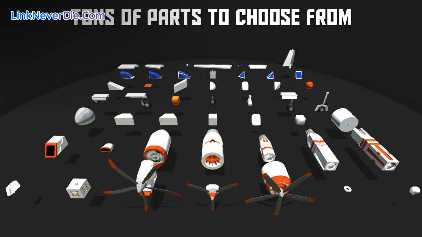 Hình ảnh trong game SimplePlanes (screenshot)