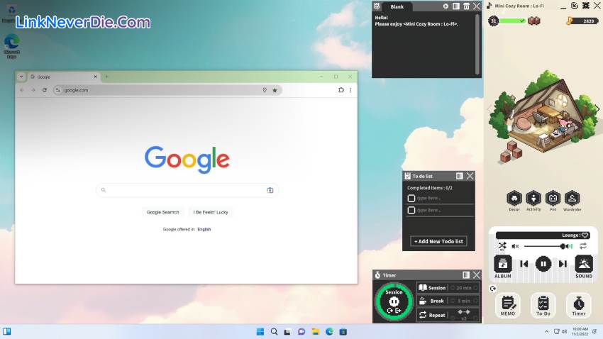 Hình ảnh trong game Mini Cozy Room: Lo-Fi (screenshot)
