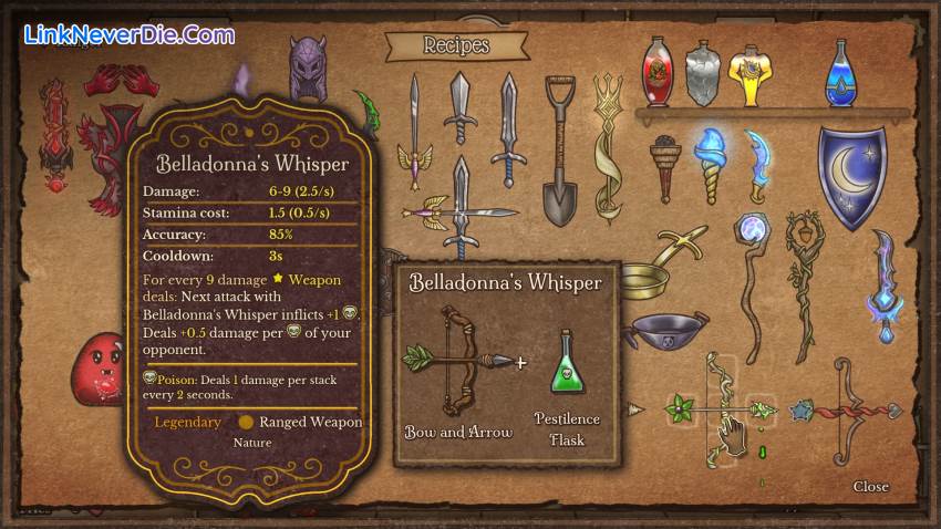 Hình ảnh trong game Backpack Battles (screenshot)