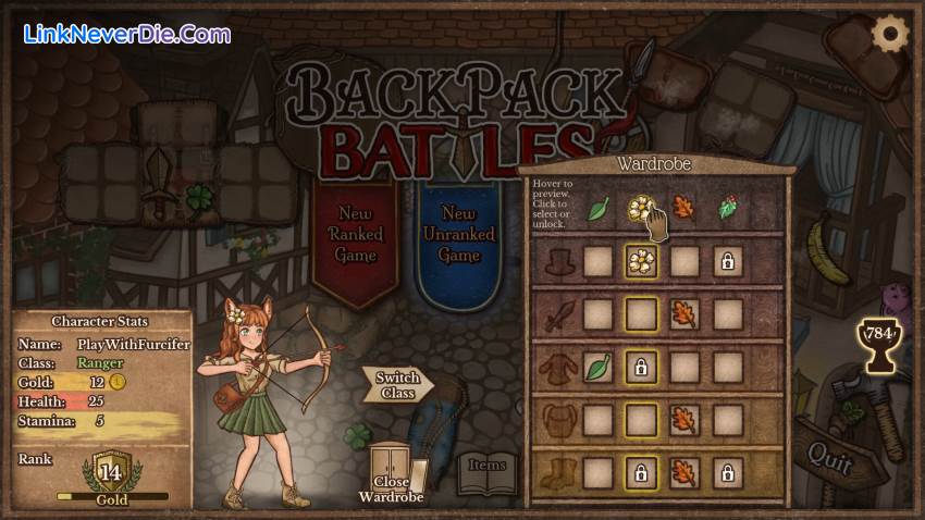 Hình ảnh trong game Backpack Battles (screenshot)