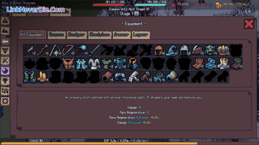 Hình ảnh trong game Nomad Idle (screenshot)