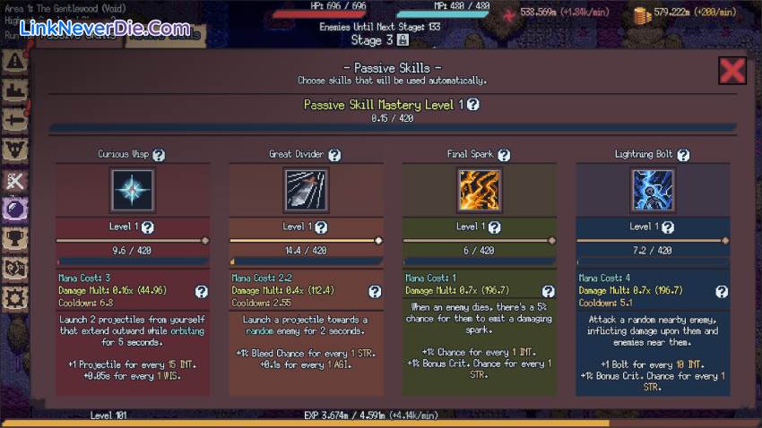 Hình ảnh trong game Nomad Idle (screenshot)