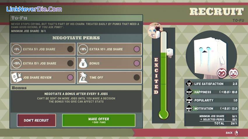 Hình ảnh trong game Promise Mascot Agency (screenshot)