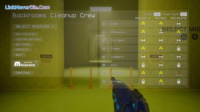 Hình ảnh trong game Backrooms Cleanup Crew (screenshot)