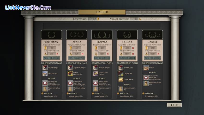 Hình ảnh trong game Pax Augusta (screenshot)