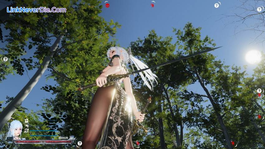 Hình ảnh trong game SWORD x HIME (screenshot)