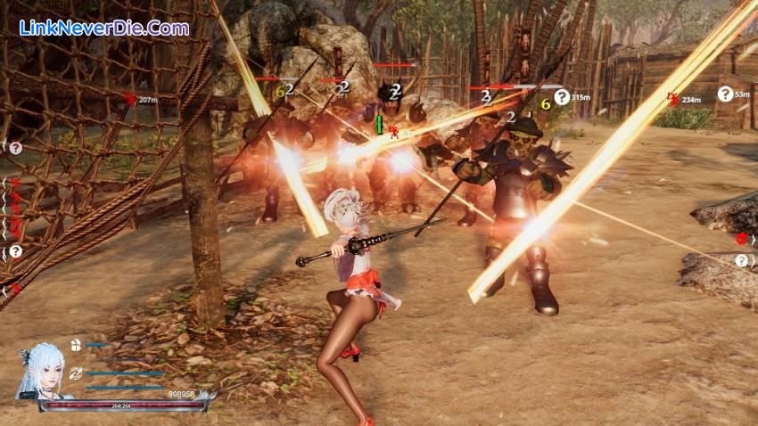 Hình ảnh trong game SWORD x HIME (screenshot)