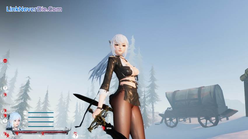 Hình ảnh trong game SWORD x HIME (screenshot)