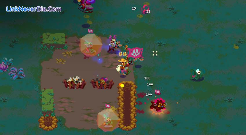 Hình ảnh trong game Atomicrops (screenshot)