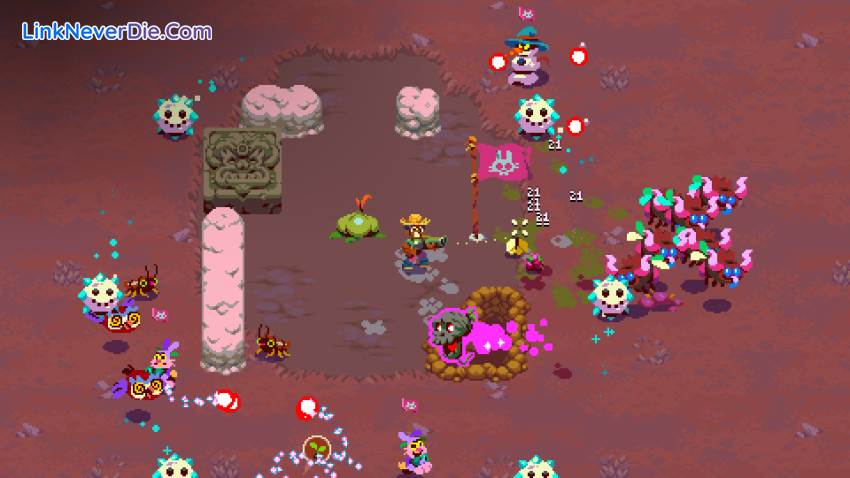 Hình ảnh trong game Atomicrops (screenshot)