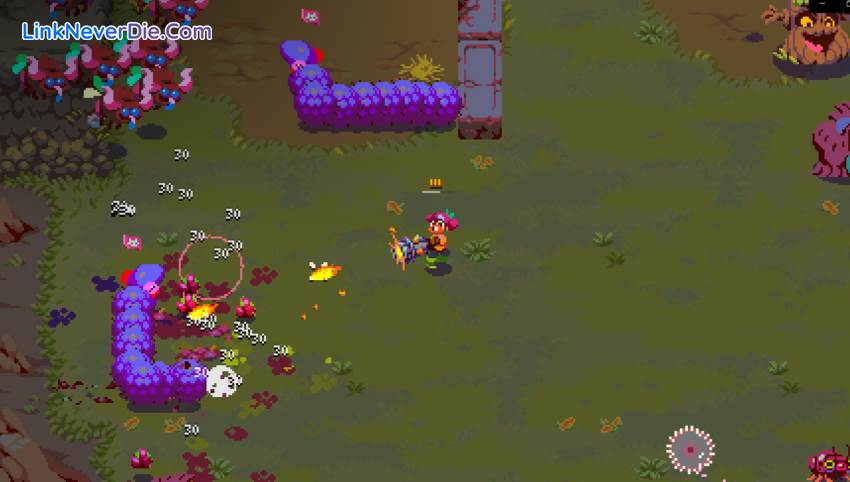 Hình ảnh trong game Atomicrops (screenshot)