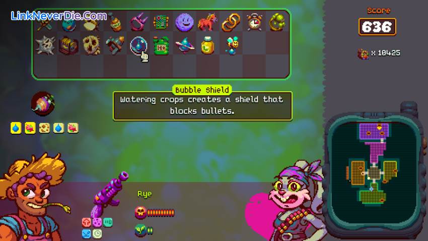 Hình ảnh trong game Atomicrops (screenshot)