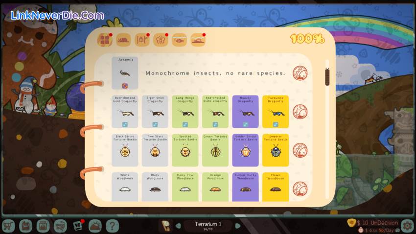 Hình ảnh trong game Bugtopia (screenshot)