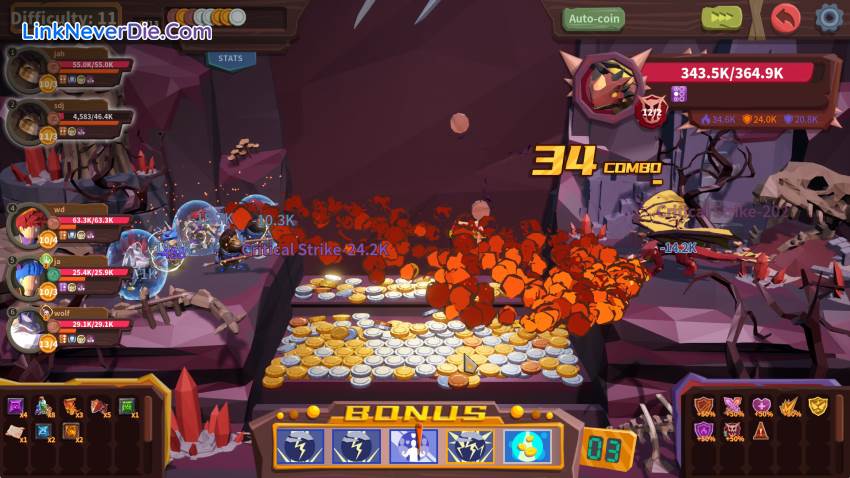 Hình ảnh trong game Coin Push RPG (screenshot)