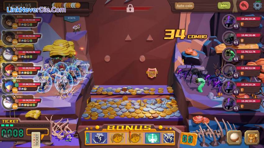 Hình ảnh trong game Coin Push RPG (screenshot)