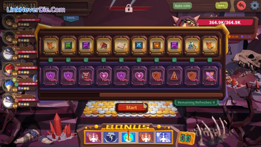 Hình ảnh trong game Coin Push RPG (screenshot)