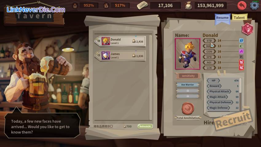 Hình ảnh trong game Coin Push RPG (screenshot)