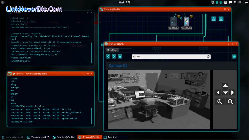 Hình ảnh trong game Grey Hack (screenshot)