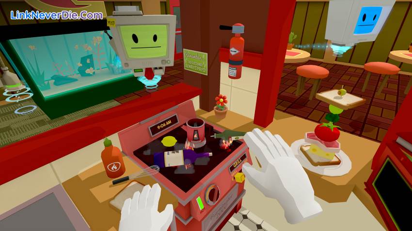 Hình ảnh trong game Job Simulator (screenshot)