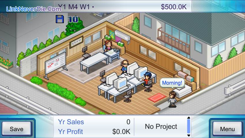 Hình ảnh trong game Game Dev Story (screenshot)