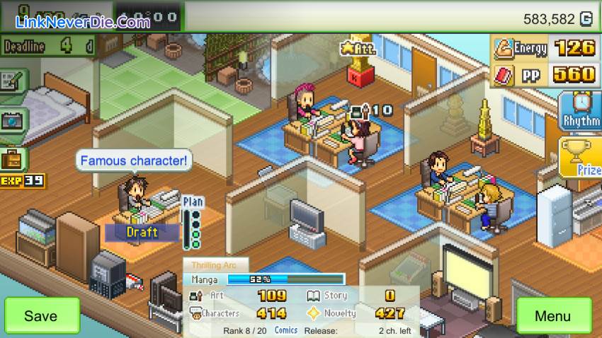 Hình ảnh trong game The Manga Works (screenshot)