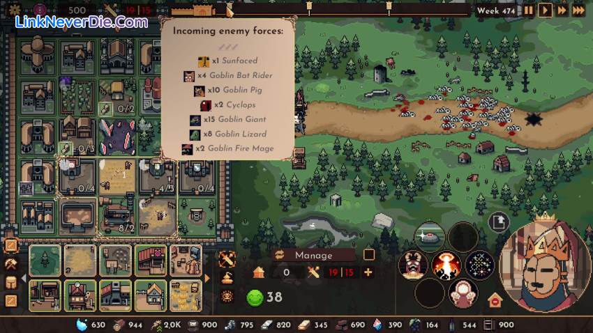 Hình ảnh trong game The King is Watching (screenshot)