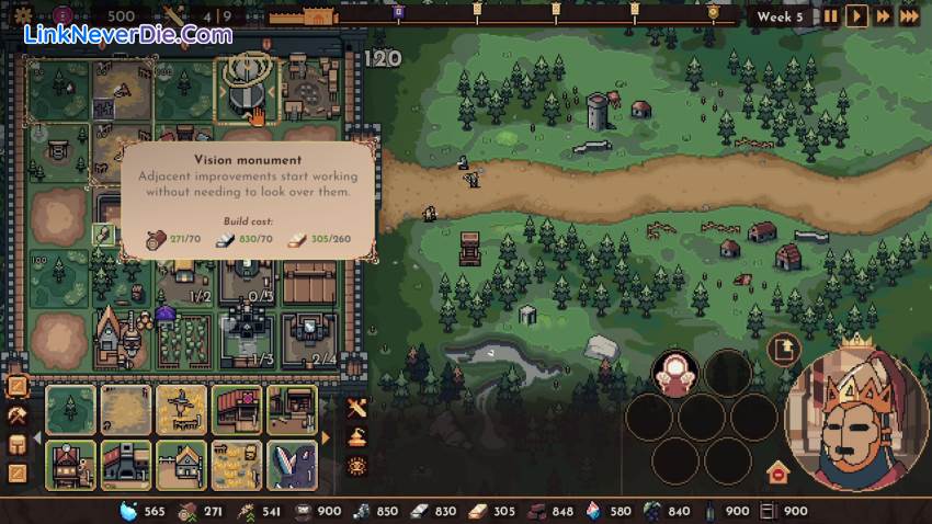 Hình ảnh trong game The King is Watching (screenshot)