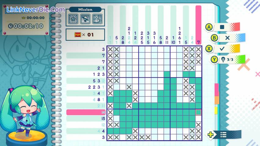 Hình ảnh trong game Hatsune Miku Logic Paint S+ (screenshot)