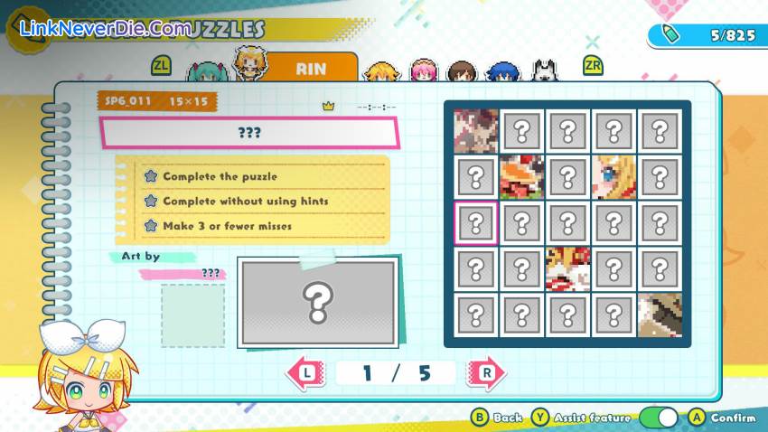 Hình ảnh trong game Hatsune Miku Logic Paint S+ (screenshot)