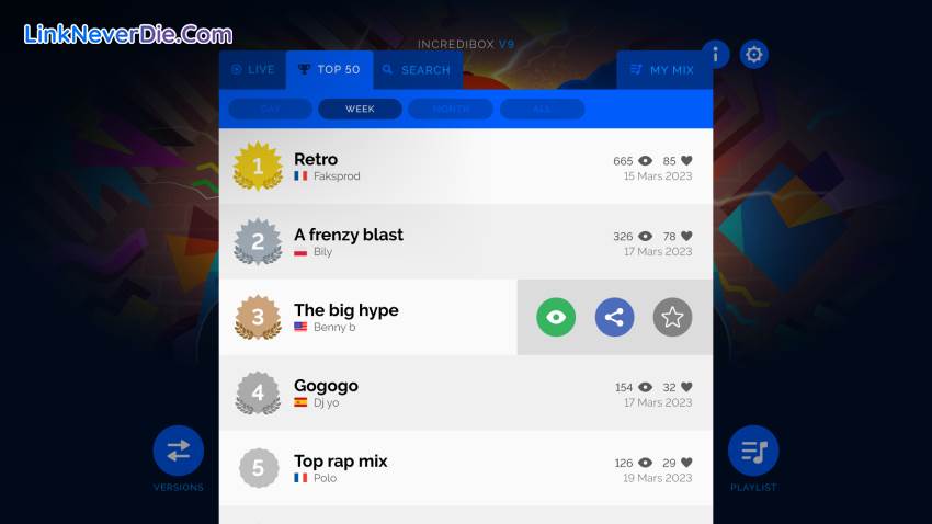 Hình ảnh trong game Incredibox (screenshot)