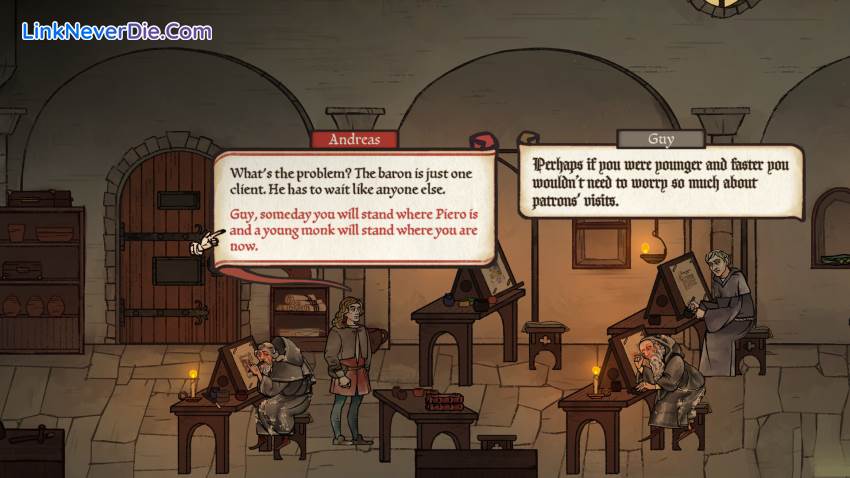 Hình ảnh trong game Pentiment (screenshot)
