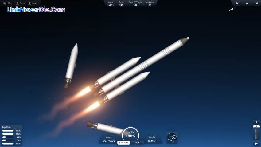 Hình ảnh trong game Spaceflight Simulator (screenshot)