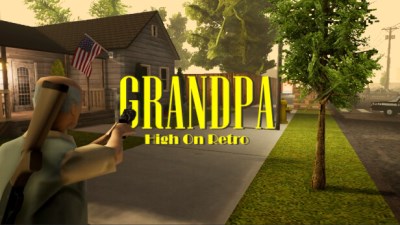 Grandpa High on Retro