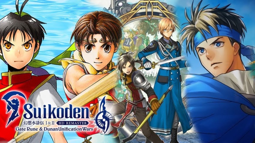 Suikoden I&II HD Remaster Gate Rune and Dunan Unification Wars cover