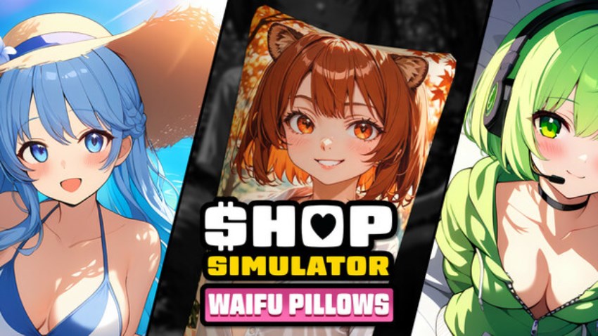 Shop Simulator: Waifu Pillows cover